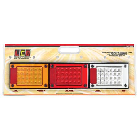 LED Autolamps Jumbo Stop/Tail/Indicator/Reverse Lamp Assembly