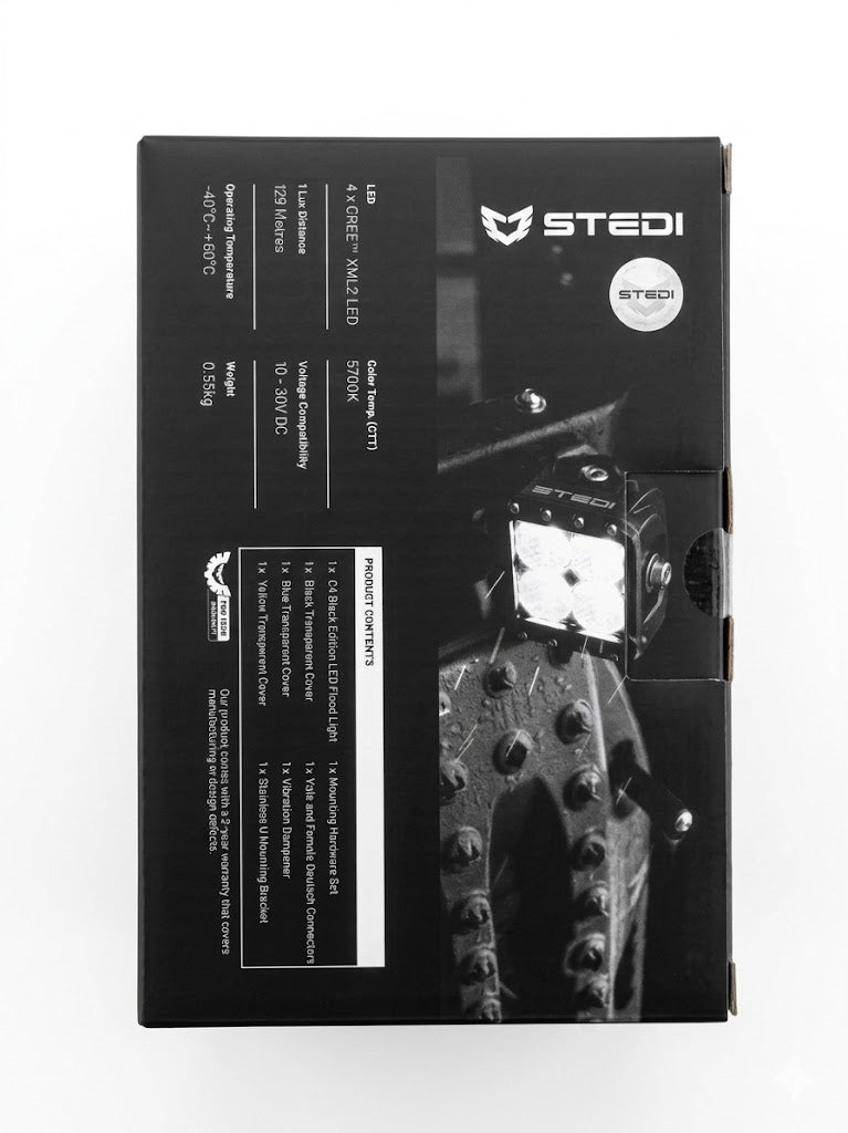 STEDI C4 Flood LED Light Cube - Black Edition
