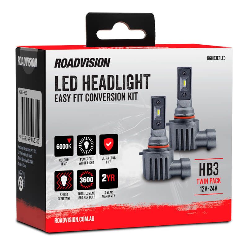 HB3 LED Easy Fit Headlight Globe Kit